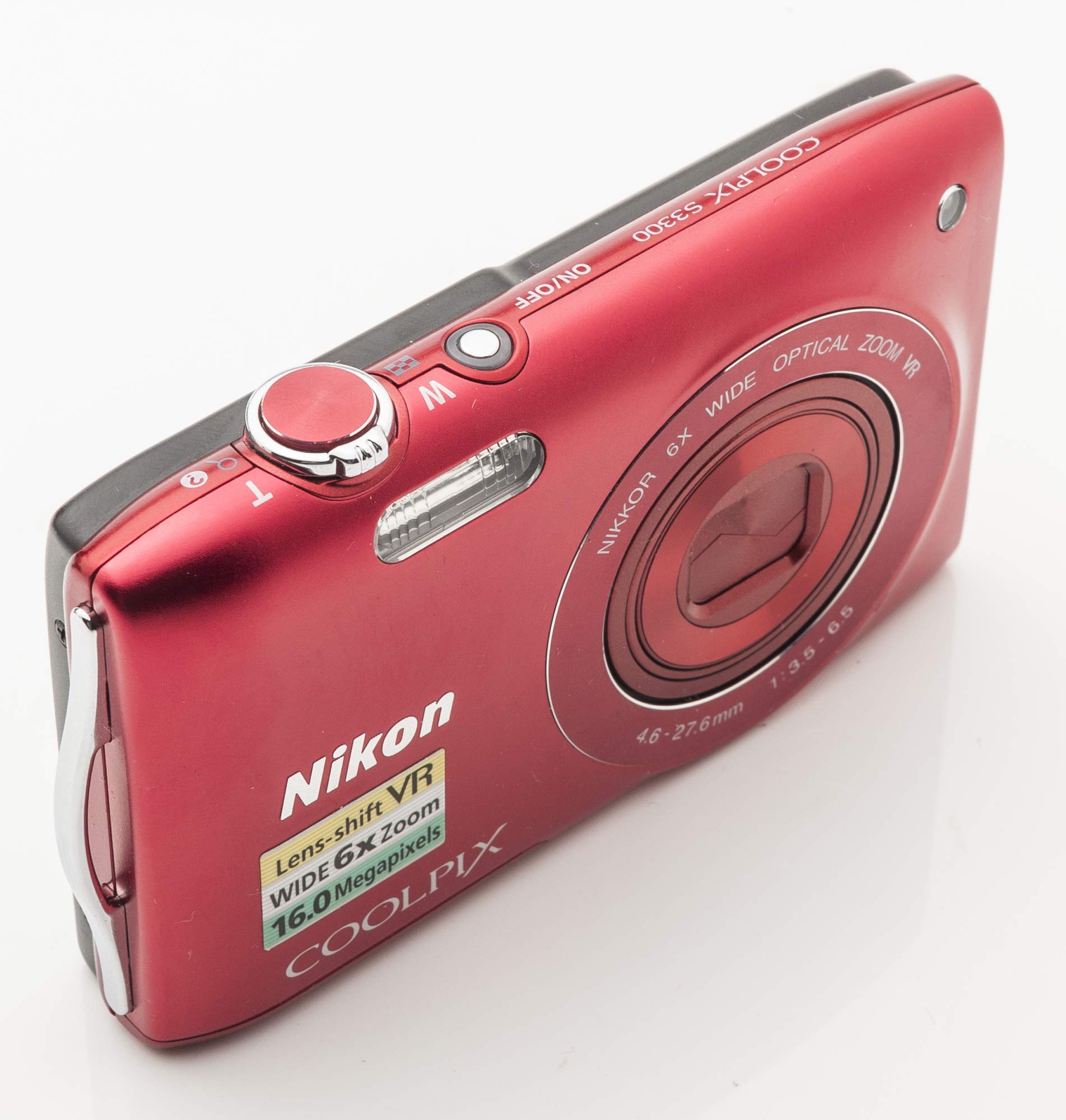 Nikon Coolpix S3300 Rouge : Amazon.fr: High-Tech